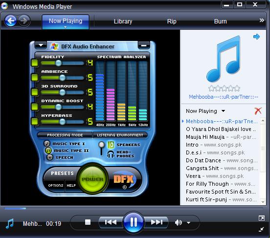 عملاق 2012!لتحسين جودة الصوت بجهازك وتضخيمه+مليئ بالإعدادات+مفعّل! DFX Audio Enhancer v8.405 (Window Media Player)